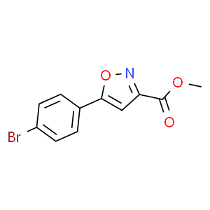 Methyl 5-(4-bromophenyl)isoxazole-3-carboxylate