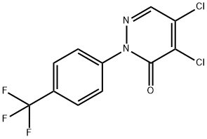 4,5-Dichloro-2-(4-(trifluoromethyl)phenyl)pyridazin-3(2H)-one