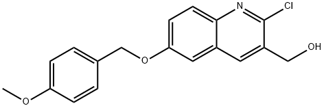 2-chloro-6-[(4-methoxyphenyl)methoxy]-3-Quinolinemethanol