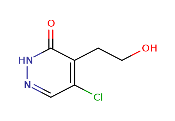 Structure image for 5-Chloro-4-(2-hydroxyethyl)pyridazin-3-ol