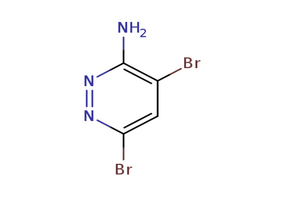 4,6-dibromopyridazin-3-amine