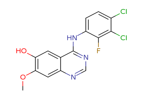 4-(3,4-dichloro-2-fluorophenylamino)-7-methoxyquinazolin-6-ol