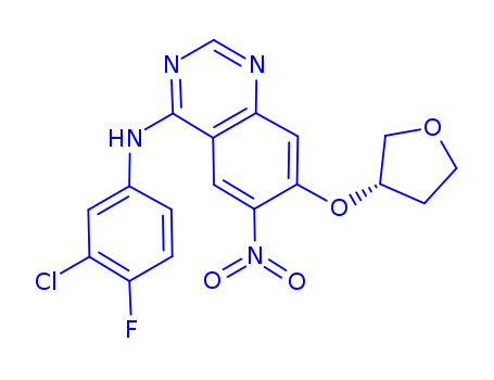 N-(3-Chloro-4-fluorophenyl)-6-nitro-7-[[(3S)-tetrahydro-3-furanyl]oxy]-4-quinazolinaMine