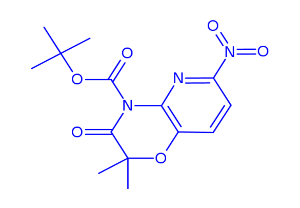 tert-butyl 2,2-dimethyl-6-nitro-3-oxopyrido[3,2-b][1,4]oxazine-4-carboxylate