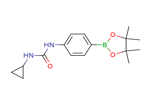 1-Cyclopropyl-3-(4-(4,4,5,5-tetramethyl-1,3,2-dioxaborolan-2-yl)phenyl)urea