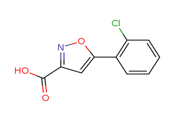 5-(2-chlorophenyl)-3-isoxazolecarboxylic acid