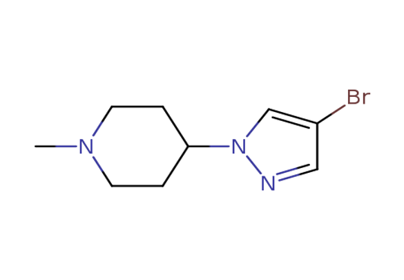 4-(4-bromo-1H-pyrazol-1-yl)-1-methylpiperidine