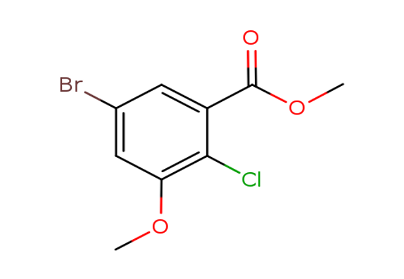 Methyl 2-chloro-3-methoxy-5-bromobenzoate