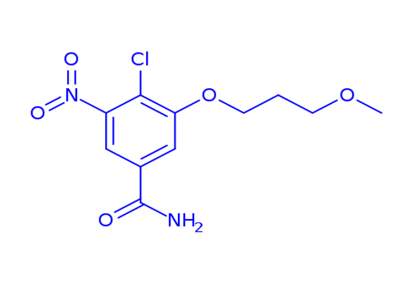 4-Chloro-3-(3-methoxypropoxy)-5-nitrobenzamide