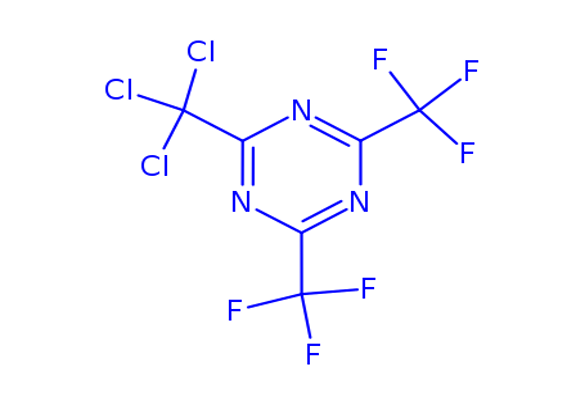 2-(trichloromethyl)-4,6-bis(trifluoromethyl)-1,3,5-triazine