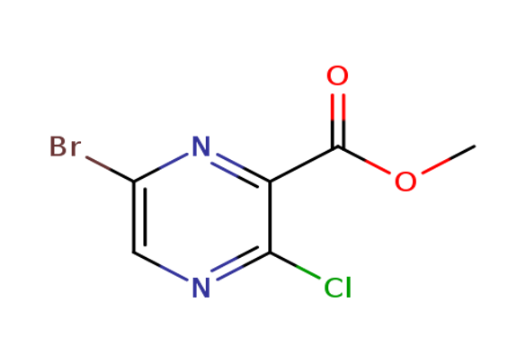 Methyl 6-broMo-3-chloropyrazine-2-carboxylate