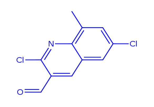 2,6-dichloro-8-methylquinoline-3-carbaldehyde