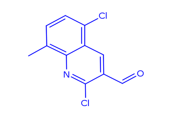 2,5-dichloro-8-methylquinoline-3-carbaldehyde