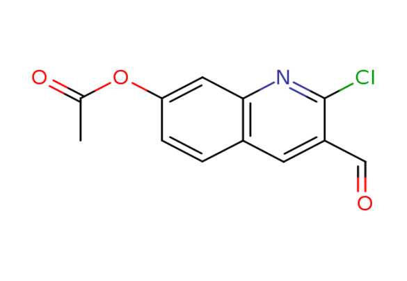 7-acetoxy-2-chloroquinoline-3-carbaldehyde