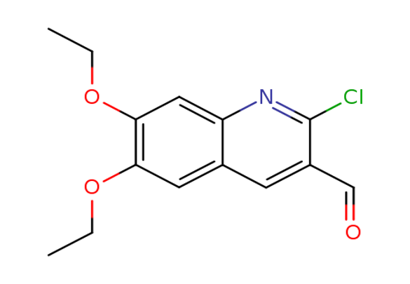 2-chloro-6,7-diethoxy-3-formylquinoline