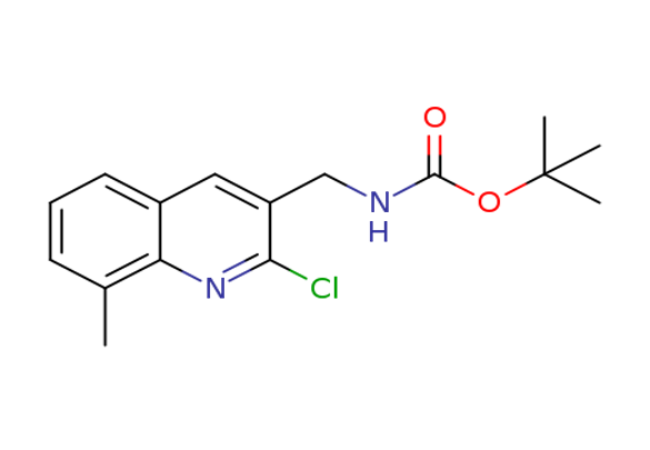 3-[N-(tert-butoxycarbonyl)aminomethyl]-2-chloro-8-methylquinoline