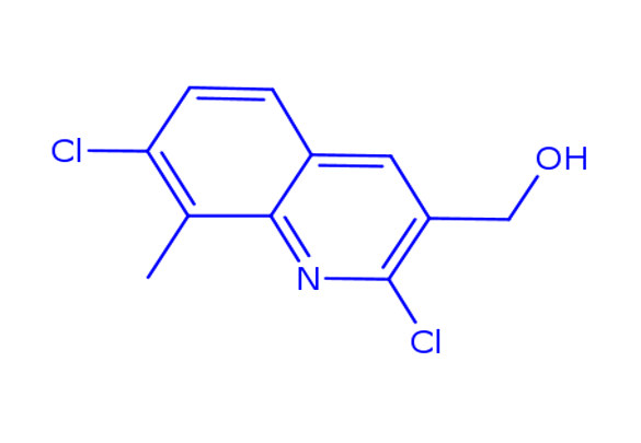 2,7-dichloro-8-methylquinoline-3-methanol
