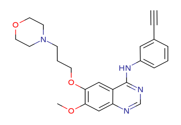 N-(3-Ethynylphenyl)-7-methoxy-6-(3-morpholinopropoxy)quinazolin-4-amine
