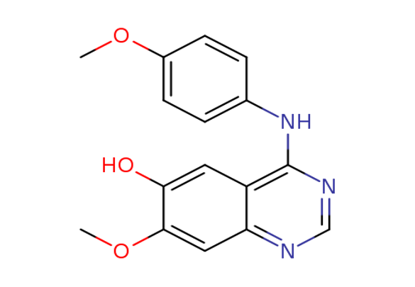 7-methoxy-4-[(4-methoxyphenyl)amino]quinazolin-6-ol