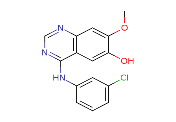 4-(3-chloroanilino)-6-hydroxy-7-methoxyquinazoline
