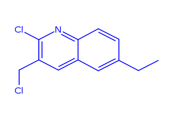 2-chloro-3-(chloromethyl)-6-ethylquinoline