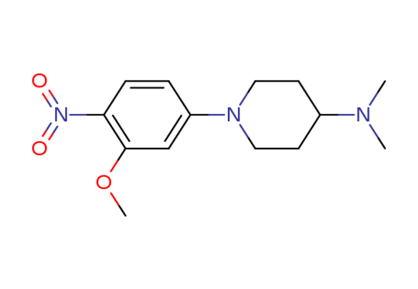 1-(5-methoxy-2-methyl-4-nitrophenyl)-N,N-dimethylpiperidin-4-amine