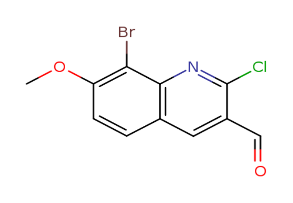 8-Bromo-2-chloro-7-methoxyquinoline-3-carbaldehyde