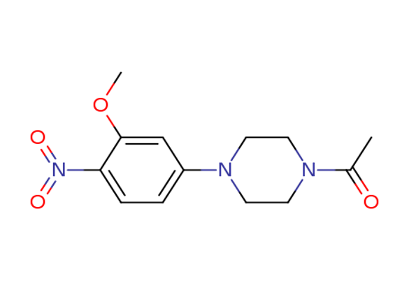 1-(4-(3-Methoxy-4-nitrophenyl)piperazin-1-yl)ethanone