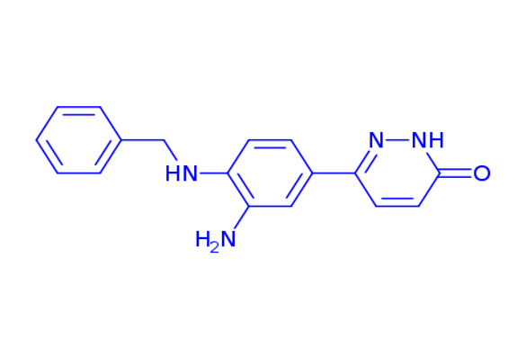 6-[3-amino-4-(benzylamino)phenyl]pyridazin-3(2H)-one