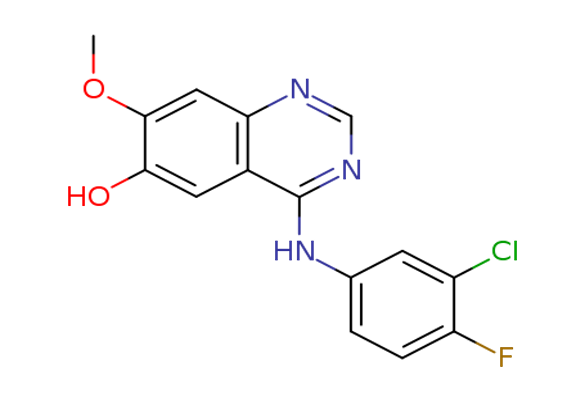 4-(3-Chloro-4-fluorophenylamino)-7-methoxyquinazolin-6-ol