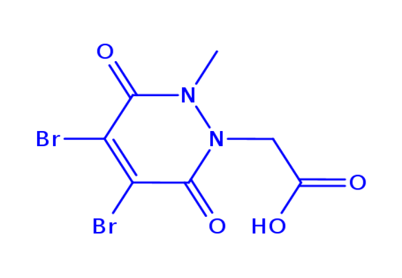 4,5-Dibromo-3,6-dihydro-2-methyl-3,6-dioxo-1(2H)-pyridazineacetic acid