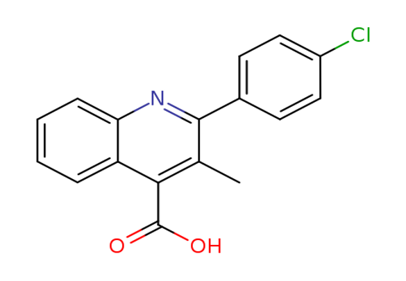 2-(4-Chloro-phenyl)-3-methylquinoline-4-carboxylic acid