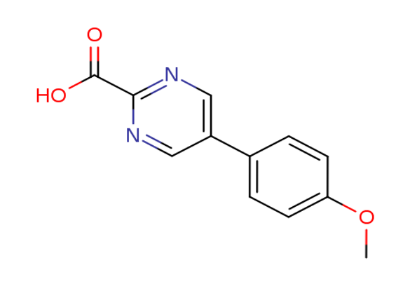 5-(4-Methoxyphenyl)pyrimidine-2-carboxylic Acid