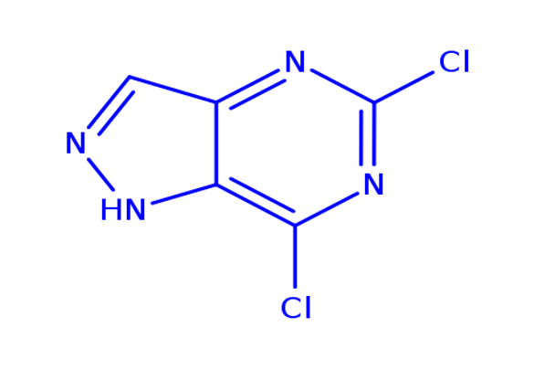 5,7-dichloro-1H-pyrazolo[4,3-d]pyrimidine