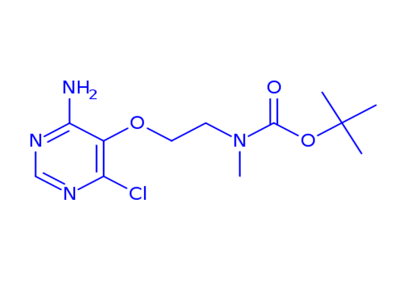 tert-butyl 2-(4-amino-6-chloropyrimidin-5-yloxy)ethylmethylcarbamate