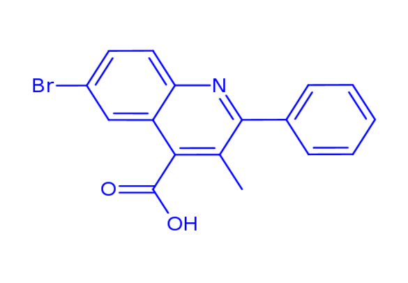 6-Bromo-3-methyl-2-phenylquinoline-4-carboxylicacid