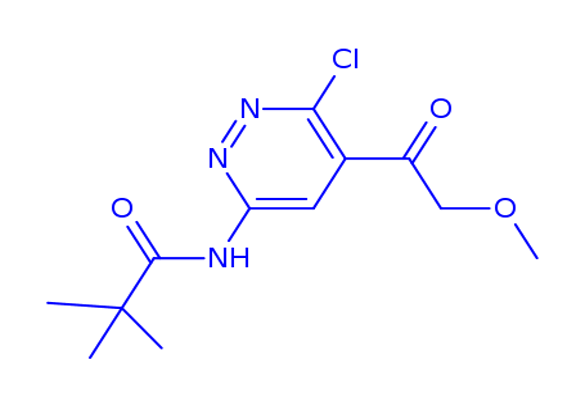 N-(6-chloro-5-(2-methoxyacetyl)pyridazin-3-yl)pivalamide