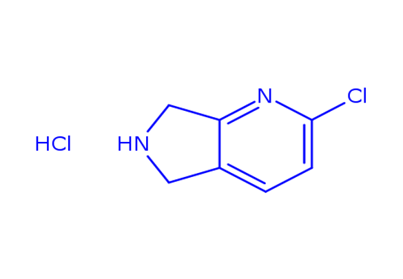 2-Chloro-6,7-dihydro-5H-pyrrolo[3,4-b]pyridine hydrochloride