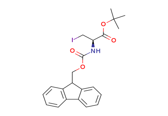 (R)-tert-Butyl 2-((((9H-fluoren-9-yl)methoxy)carbonyl)amino)-3-iodopropanoate