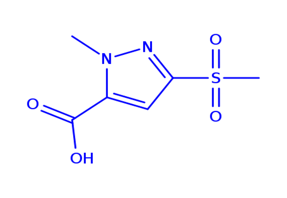 2-methyl-5-methylsulfonylpyrazole-3-carboxylic acid