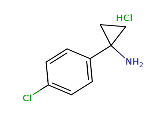 1-(4-chlorophenyl)cyclopropan-1-amine hydrochloride