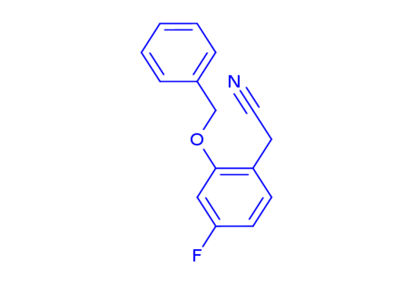 2-(2-(benzyloxy)-4-fluorophenyl)acetonitrile