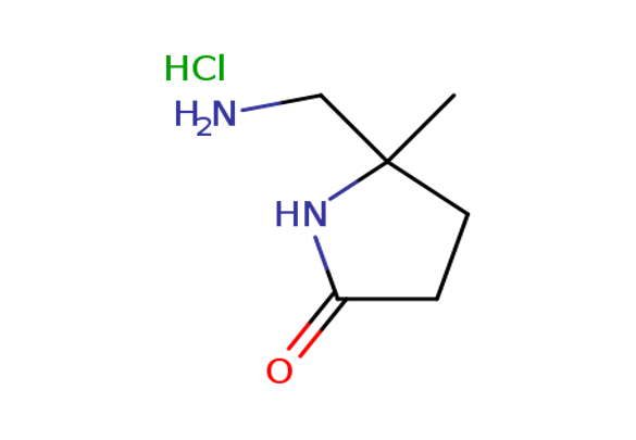 5-(aminomethyl)-5-methylpyrrolidin-2-one hydrochloride
