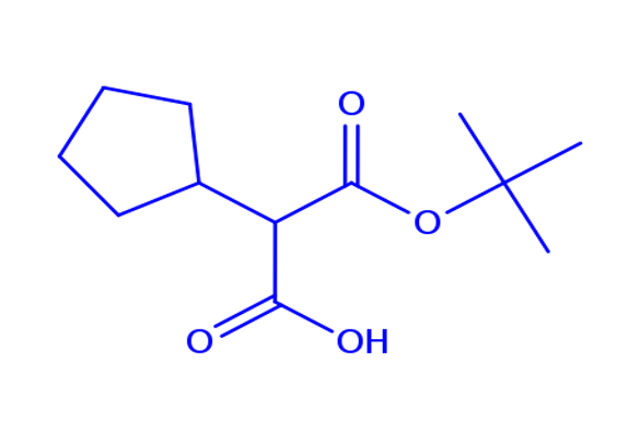 3-(tert-Butoxy)-2-cyclopentyl-3-oxopropanoic acid
