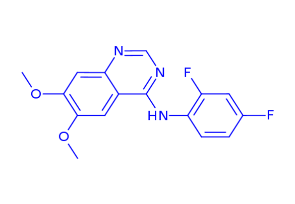 N-(2,4-difluorophenyl)-6,7-dimethoxy-4-quinazolinamine