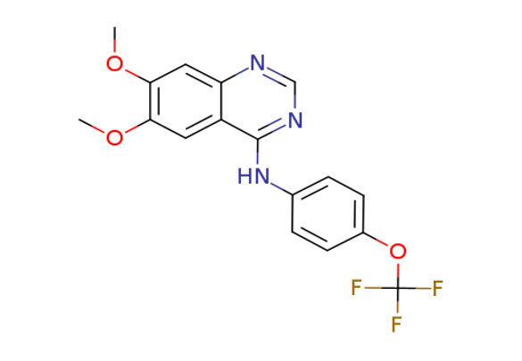 6,7-dimethoxy-N-[4-(trifluoromethoxy)phenyl]-4-quinazolinamine
