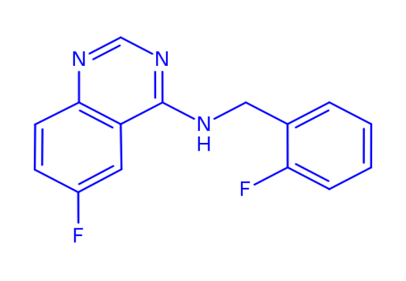 6-fluoro-N-[(2-fluorophenyl)methyl]quinazolin-4-amine