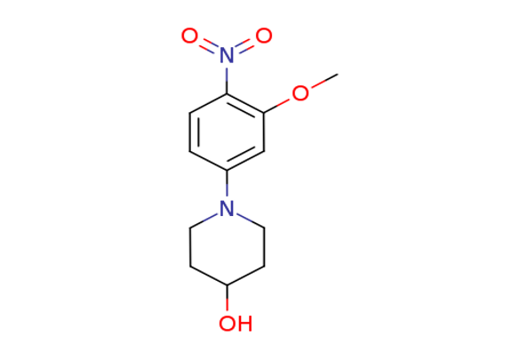 1-(3-Methoxy-4-nitro-phenyl)-piperidin-4-ol