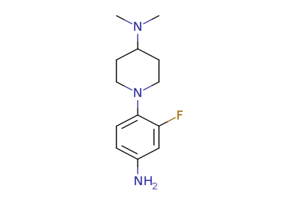 1-(4-Amino-2-fluorophenyl)-N,N-dimethylpiperidin-4-amine