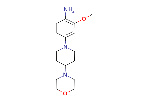 2-methoxy-4-(4-morpholinopiperidin- 1-yl)aniline